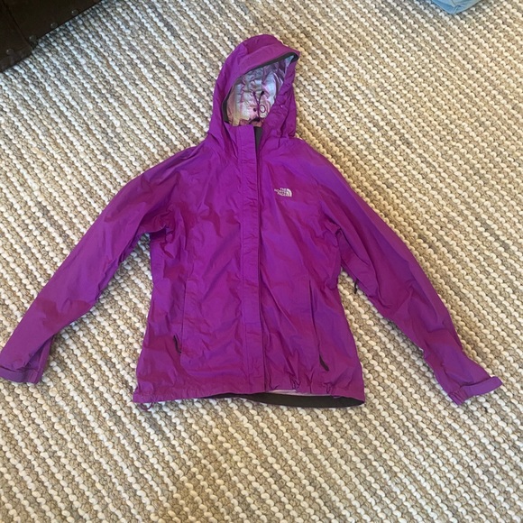 The North Face Jackets & Coats Good Condition Purple North Face Rain Jacket Poshmark